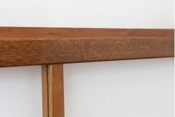 レトロ建具　昭和中期　ノスタルジックな雰囲気漂うガラス戸1枚(引き戸、建具)(R-044209)