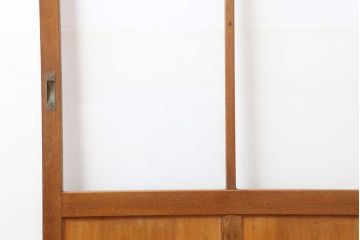 レトロ建具　昭和中期　ノスタルジックな雰囲気漂うガラス戸1枚(引き戸、建具)(R-044209)