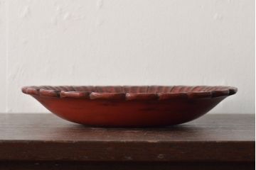 古い寸松宗岳　鎌倉彫菓子器(神奈川橋戸澤橋竣工記念、寸松堂、佐藤宗岳)(R-044213)