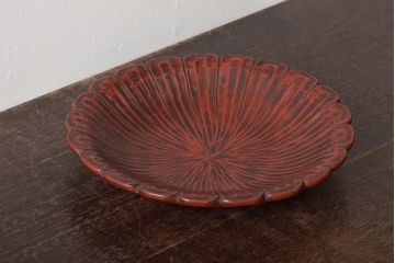 古い寸松宗岳　鎌倉彫菓子器(神奈川橋戸澤橋竣工記念、寸松堂、佐藤宗岳)(R-044213)