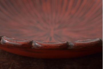 古い寸松宗岳　鎌倉彫菓子器(神奈川橋戸澤橋竣工記念、寸松堂、佐藤宗岳)(R-044213)