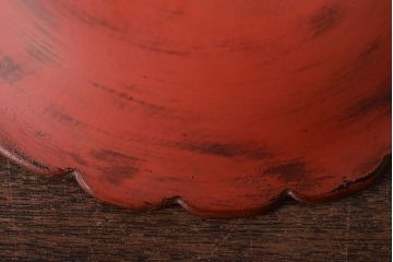 古い寸松宗岳　鎌倉彫菓子器(神奈川橋戸澤橋竣工記念、寸松堂、佐藤宗岳)(R-044213)