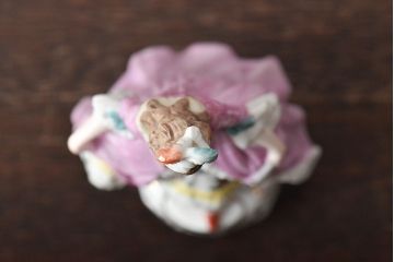 中古　イタリア　ドイツ　Richard Ginori(リチャードジノリ)など　フィギュリンセット(ディスプレイ、ベネチアンガラス?)(R-044214)