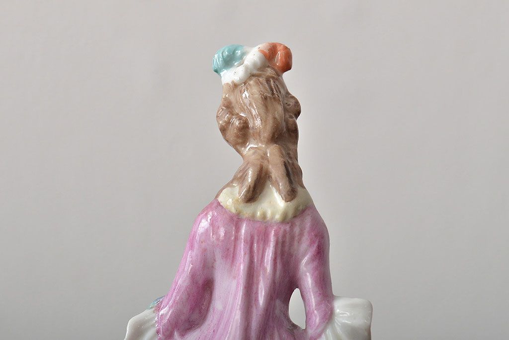 中古　イタリア　ドイツ　Richard Ginori(リチャードジノリ)など　フィギュリンセット(ディスプレイ、ベネチアンガラス?)(R-044214)