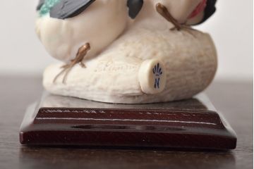 中古　イタリア　ドイツ　Richard Ginori(リチャードジノリ)など　フィギュリンセット(ディスプレイ、ベネチアンガラス?)(R-044214)