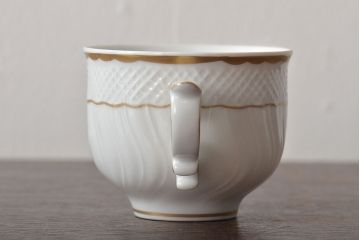 中古　ハンガリー　HOLLOHAZA(ホロハーザ)　Pannonia(パノニア)　カップ&ソーサー6客セット(洋食器)(R-044215)