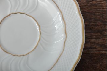 中古　ハンガリー　HOLLOHAZA(ホロハーザ)　Pannonia(パノニア)　カップ&ソーサー6客セット(洋食器)(R-044215)