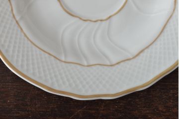 中古　ハンガリー　HOLLOHAZA(ホロハーザ)　Pannonia(パノニア)　カップ&ソーサー6客セット(洋食器)(R-044215)