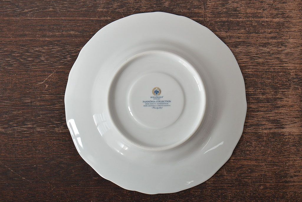 中古　ハンガリー　HOLLOHAZA(ホロハーザ)　Pannonia(パノニア)　カップ&ソーサー6客セット(洋食器)(R-044215)