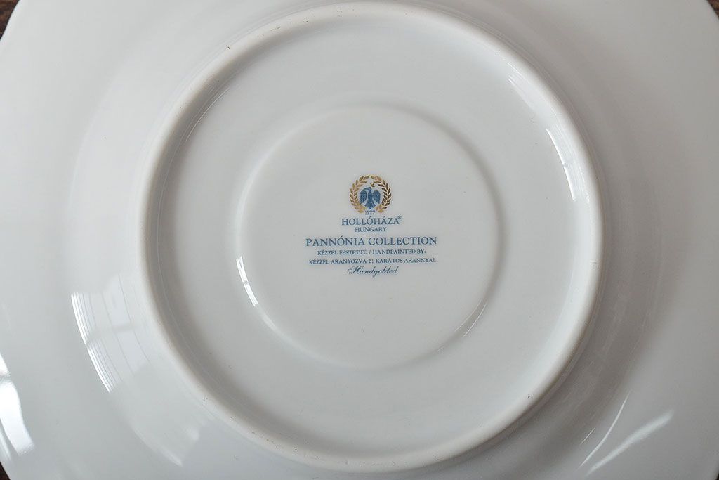 中古　ハンガリー　HOLLOHAZA(ホロハーザ)　Pannonia(パノニア)　カップ&ソーサー6客セット(洋食器)(R-044215)