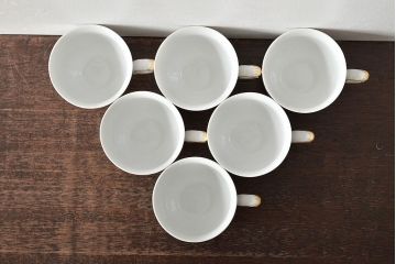 中古　ハンガリー　HOLLOHAZA(ホロハーザ)　Pannonia(パノニア)　カップ&ソーサー6客セット(洋食器)(R-044216)