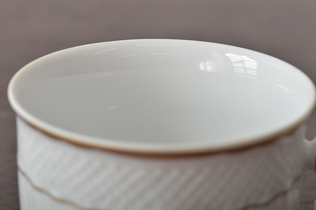 中古　ハンガリー　HOLLOHAZA(ホロハーザ)　Pannonia(パノニア)　カップ&ソーサー4客セット(洋食器)(R-044217)