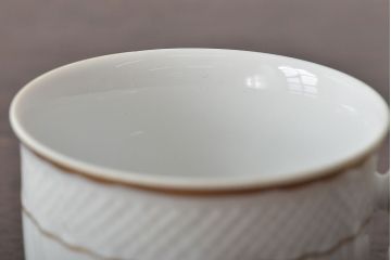 中古　ハンガリー　HOLLOHAZA(ホロハーザ)　Pannonia(パノニア)　カップ&ソーサー4客セット(洋食器)(R-044217)