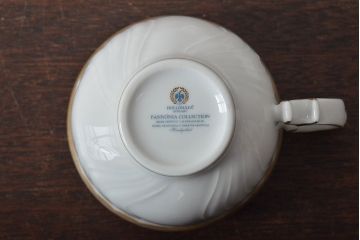 中古　ハンガリー　HOLLOHAZA(ホロハーザ)　Pannonia(パノニア)　カップ&ソーサー4客セット(洋食器)(R-044217)