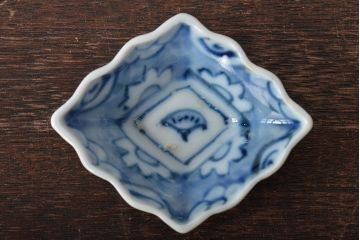 江戸〜明治　古伊万里　渦福蓋茶碗など8点(染付湯呑、小皿、醤油皿)(R-044218)