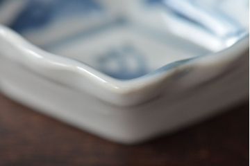 江戸〜明治　古伊万里　渦福蓋茶碗など8点(染付湯呑、小皿、醤油皿)(R-044218)
