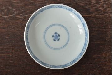 江戸〜明治　古伊万里　渦福蓋茶碗など8点(染付湯呑、小皿、醤油皿)(R-044218)