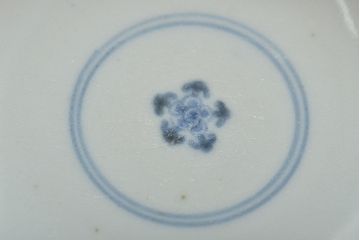 江戸〜明治　古伊万里　渦福蓋茶碗など8点(染付湯呑、小皿、醤油皿)(R-044218)