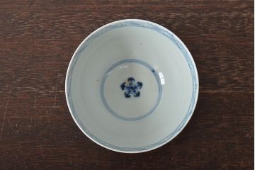 江戸〜明治　古伊万里　渦福蓋茶碗など8点(染付湯呑、小皿、醤油皿)(R-044218)