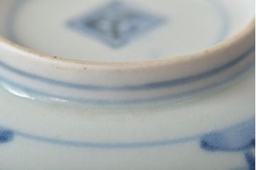 江戸〜明治　古伊万里　渦福蓋茶碗など8点(染付湯呑、小皿、醤油皿)(R-044218)