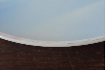 明治〜大正　鯉の図　図変わり6寸印判皿4枚(中皿)(R-044223)