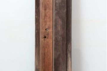 アンティーク建具　昭和初期　腰板ケヤキ材　高さもたっぷりある大きなガラス戸4枚セット(引き戸、建具)(R-044238)