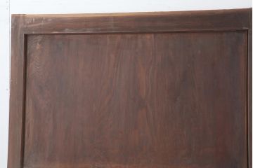 アンティーク建具　和製アンティーク　明治大正期　和モダンスタイルにぴったりな格子帯戸2枚セット　(R-044240)