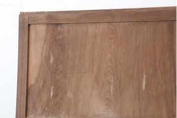 アンティーク建具　和製アンティーク　明治大正期　和モダンスタイルにぴったりな格子帯戸2枚セット　(R-044240)