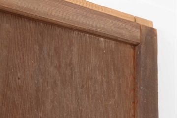 アンティーク建具　明治大正期　帯部分のガラスがお好みで作れるガラス帯戸4枚セット(引き戸、建具)(R-044241)