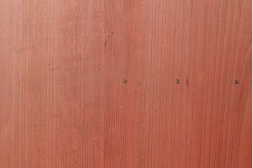 アンティーク建具　明治大正期　赤味がかった木色が目をひく板戸2枚セット(引き戸、建具)(R-044258)