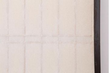 アンティーク建具　和製アンティーク　大正昭和初期　レトロガラス入り　和の趣あふれる障子戸4枚セット(引き戸、建具、ガラス帯戸)(R-044270)
