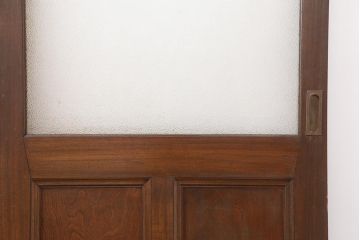 レトロ建具　昭和レトロ　タモ材　高級品!和洋どちらにも合わせやすいガラス戸4枚セット(引き戸、建具)(R-044288)