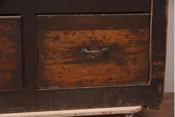 アンティーク家具　昭和初期　工業系　書類の整理におすすめのレトロなチェスト(引き出し)(R-044293)