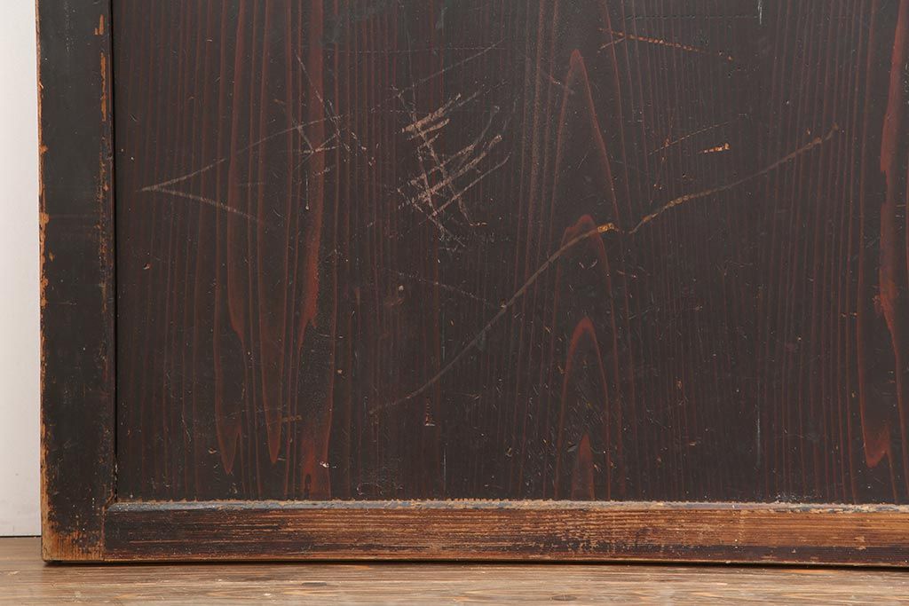 アンティーク建具　和製アンティーク　明治期　格調高い和を演出する帯戸3枚セット(板戸、建具、引き戸)(R-044310)