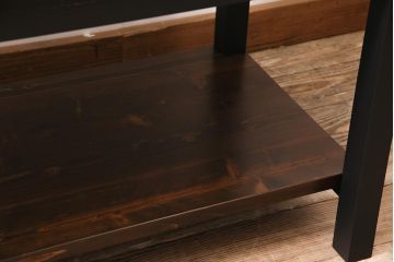 アンティーク家具　リメイク　棚付き　和洋問わずに取り入れやすい庄内箪笥箪笥サイドボード(時代箪笥、衣装箪笥、チェスト)(R-044313)