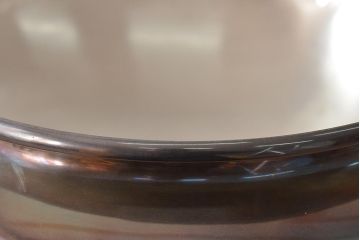 戦前　生駒製　純銀大香炉(彫金茶道具)(R-044321)