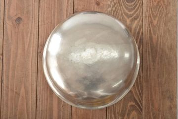 戦前　生駒製　純銀大香炉(彫金茶道具)(R-044321)
