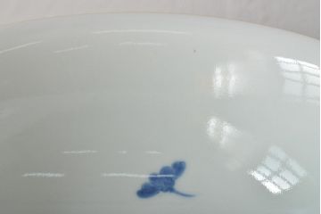 戦前　オールド香蘭社　花蝶図　深鉢(深皿)(R-044323)