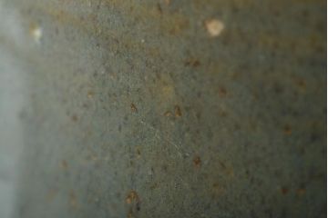 明治〜大正　古い青磁植木鉢(中国支那鉢?緑釉)(R-044325)