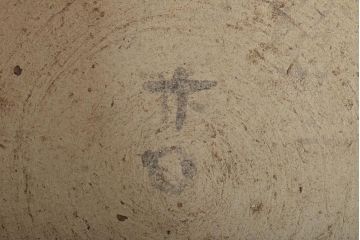 明治〜大正　古い青磁植木鉢(中国支那鉢?緑釉)(R-044325)