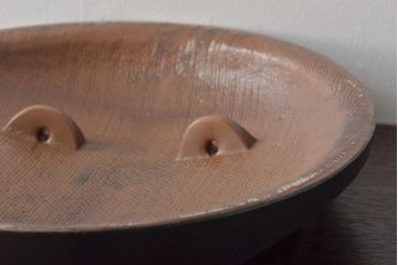 岡本太郎　太陽の顔　黒い太陽　大阪万博(共箱)(R-044332)