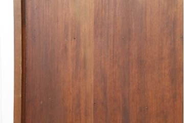 アンティーク建具　大正昭和初期　赤みがかった古い木の風合いが趣のある舞良戸2枚セット(板戸、引き戸)(R-044340)