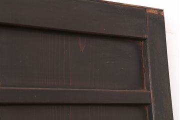 アンティーク建具　明治大正期　古民家スタイルにおすすめの舞良戸2枚セット(板戸、引き戸)(R-044341)