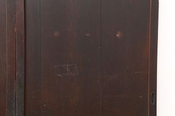 アンティーク建具　明治大正期　古民家スタイルにおすすめの舞良戸2枚セット(板戸、引き戸)(R-044341)