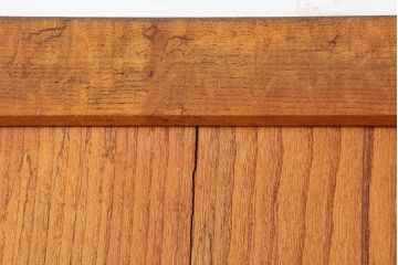 アンティーク建具　昭和初期　総栗材　味のある木味が魅力的な帯戸1枚(板戸、建具、引き戸)(R-044361)