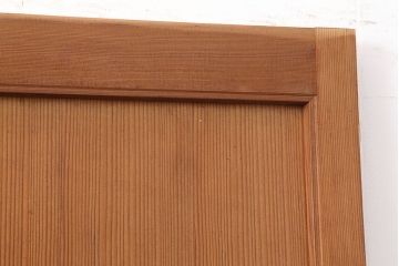 アンティーク建具　昭和中期　和モダンな空間演出におすすめな板戸2枚セット(引き戸、建具)(R-044363)