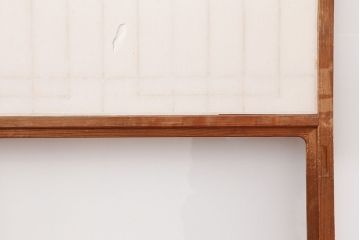 アンティーク建具　昭和レトロ　組子のデザインが魅力的な障子戸4枚セット(建具、引き戸)(R-044364)
