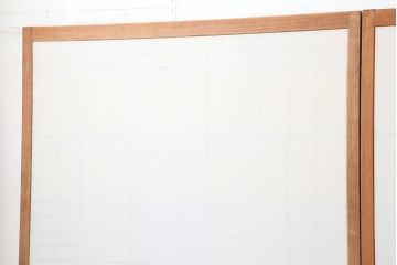 アンティーク建具　昭和レトロ　組子のデザインが魅力的な障子戸4枚セット(建具、引き戸)(R-044364)