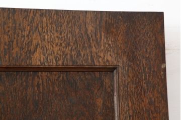 アンティーク建具　昭和初期　突き板仕上げ　独特な木目が目を引く木製ドア　(R-044367)