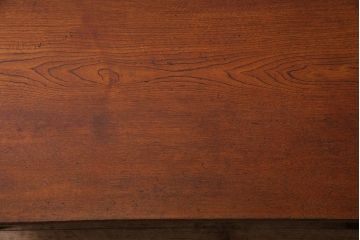 アンティーク家具　昭和初期　上手物!　栓材　大振りサイズの角ちゃぶ台(座卓、ローテーブル、折り畳みテーブル)(R-044378)